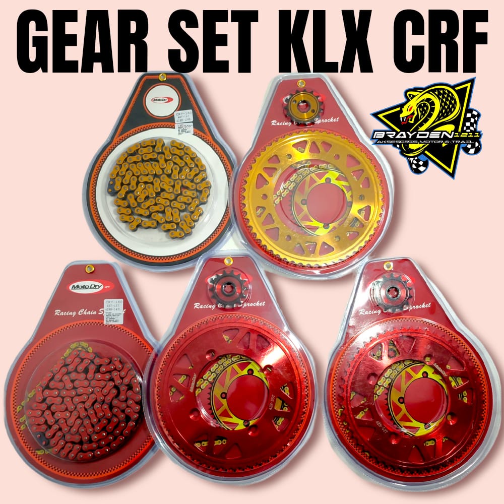 GEAR PAKET SSS CRF/GEAR SET CRF/GEAR SSS CRF KLX DTRACKER