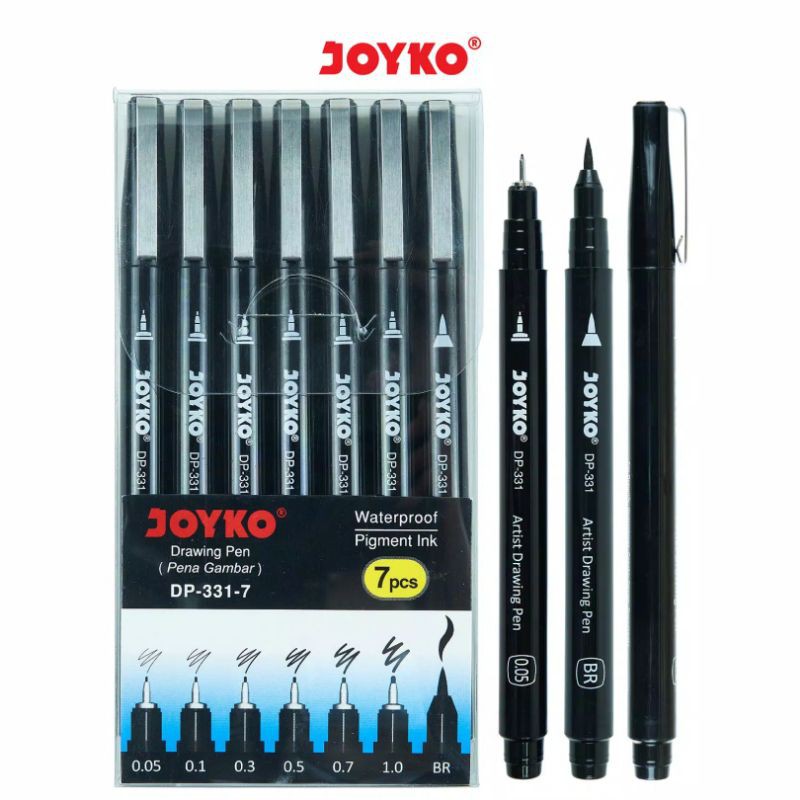 

Drawing Pen Pena Gambar Joyko DP-331-7 (1 Set 7 Pcs)