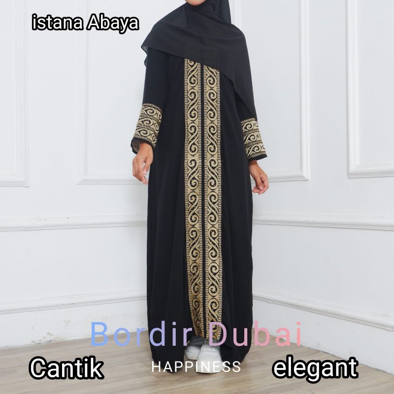 Wow full bordir dubai mewah dan cantik special design lagi dari istana abaya !! hrg promo