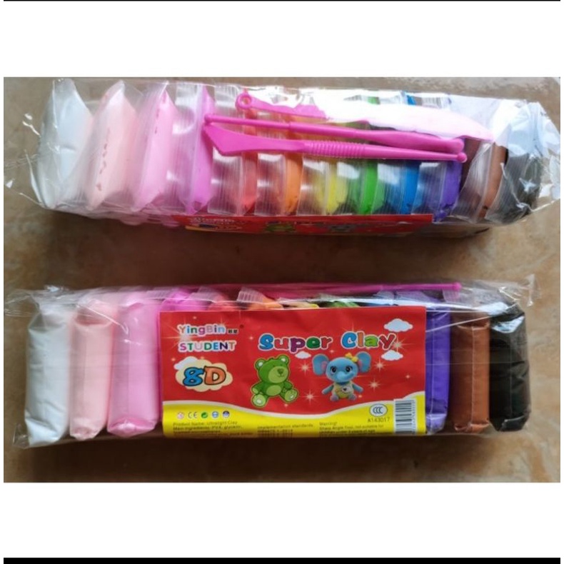 Mainan Anak Super Clay 12 Warna mainan edukasi anak
