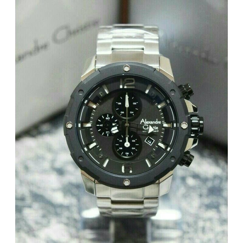 READY ALEXANDRE CHRISTIE AC 6410 PRIA SILVER BLACK ORIGINAL