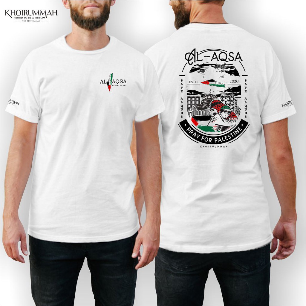 KAOS DISTRO|KAOS DAKWAH|KAOS DAKWAH PREMIUM|KAOS DAKWAH PRIA|KAOS ISLAMI PRIA|KAOS PALESTINA-PALESTINE (KHOIR)