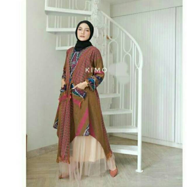 BLUS TENUN KIMONIK