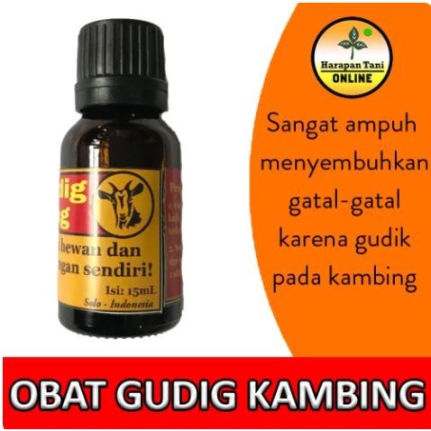 Obat Gudig Kambing Oles/Mandi 15mL | Scabies | Gatal-Gatal | Kutu