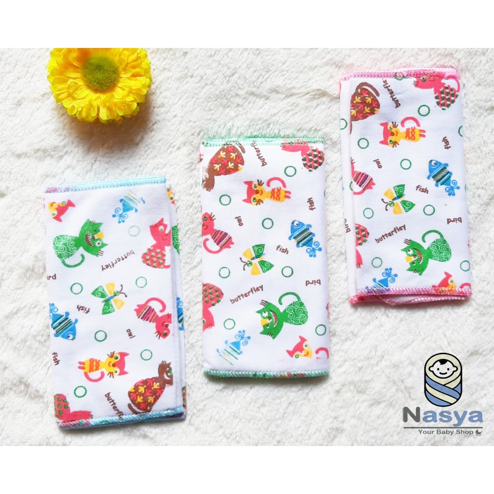 [B-040] Gurita Perekat Motif/Polos Bayi Bahan Halus Isi 6 Pcs