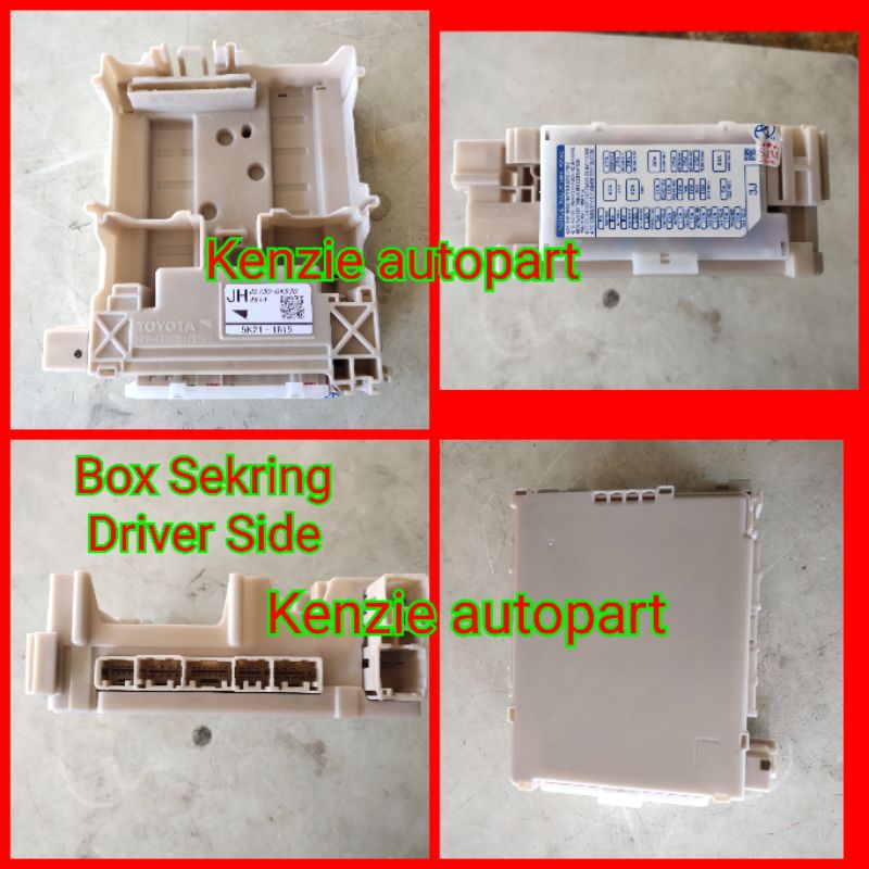 BOX SEKRING DRIVER INNOVA REBORN FORTUNER VRZ SRZ HILUX REVO ORIGINAL