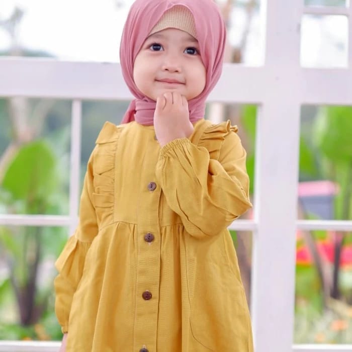 BEFAST - ZTL OOTD Dress Anak MEGGY / DRESS ANAK AYDA / Dress Anak Muslim / Pakaian Anak-Anak perempuan / Keluaran Terbaru 2022 / Dress Maxy Lengan Panjang / Dress Anak Perempuan Kekinian / Dress Polos Casual Anak