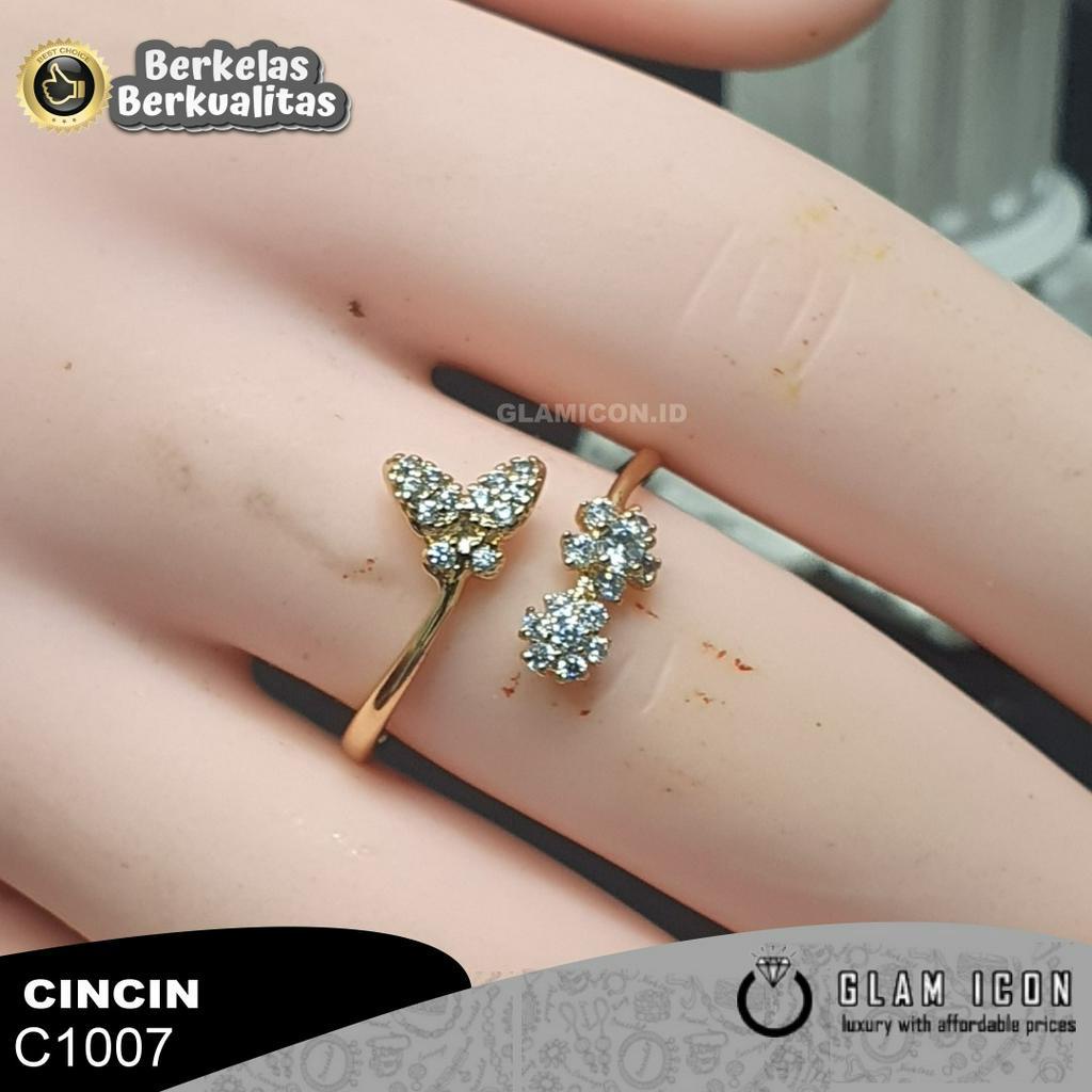 Cincin Wanita Motif kupu-kupu dasi silang C1007 CCG