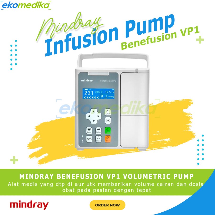 Infusion Pump Benefusion VP1 Mindray / Infus Pump VP 1 MINDRAY