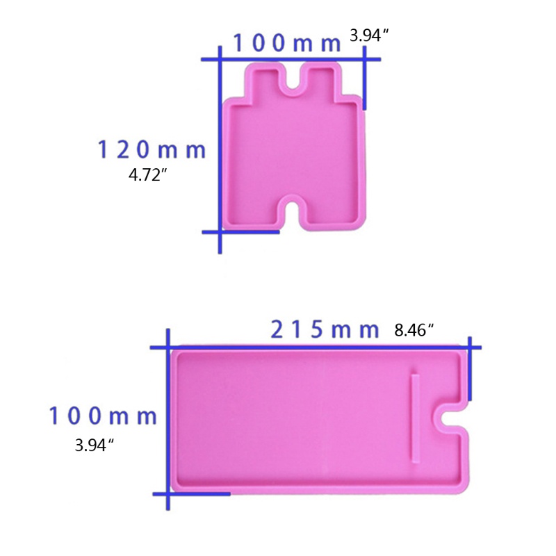 SIY  Handmade Mobile Phone Stand Silicone Resin Mold Phone Holder Epoxy Resin Moulds Craft Cell Phone Bracket Silicone Mold