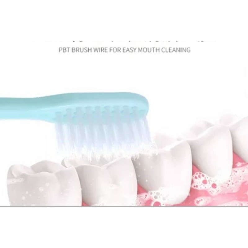 Sikat Gigi 1 Set 10 Pcs / Sikat gigi Dewasa Lembut Korea Style Toothbrush Double Care Sensitive Soft Souvernir