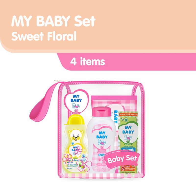 MY BABY Newborn Package [360g] 4 items - 1 Set Perlengkapan Mandi Bayi