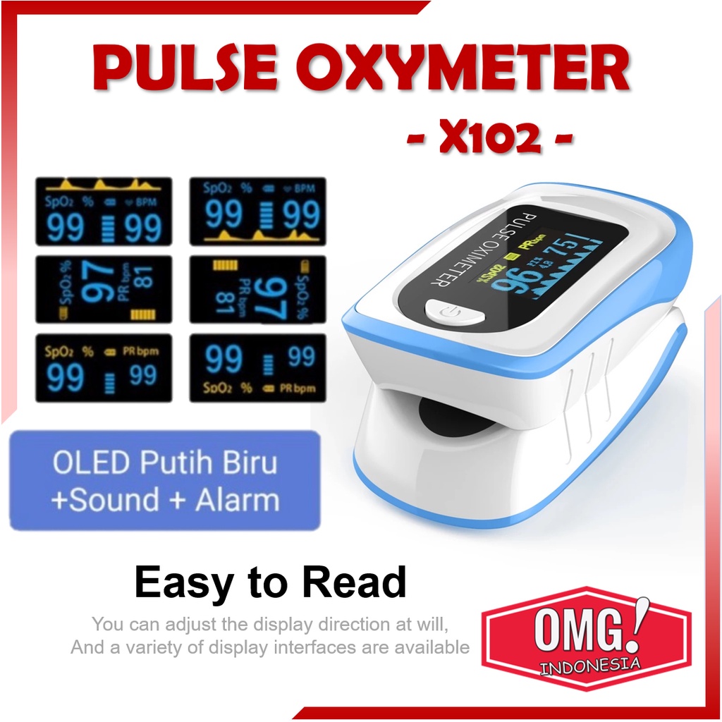 FINGERTIP OXYMETER PULSE Alat Ukur OKSIGEN Dalam Darah Original Oximeter General Care LK 87 88 89 A2