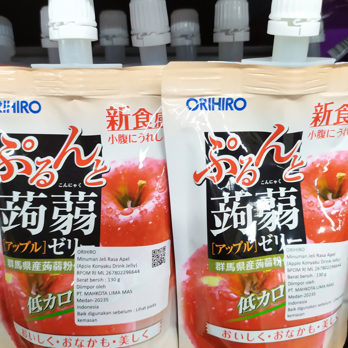 

ORIHIRO Konyaku Drink Jelly Apple 130gram