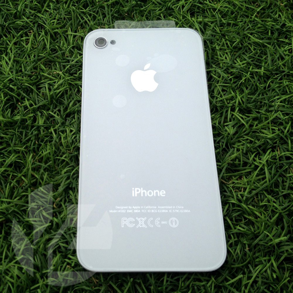 JUAL AKSESORIS HP IPHONE 4/4S BACKDOOR/COVER/CASE | BLACK/WHITE/HITAM/PUTIH