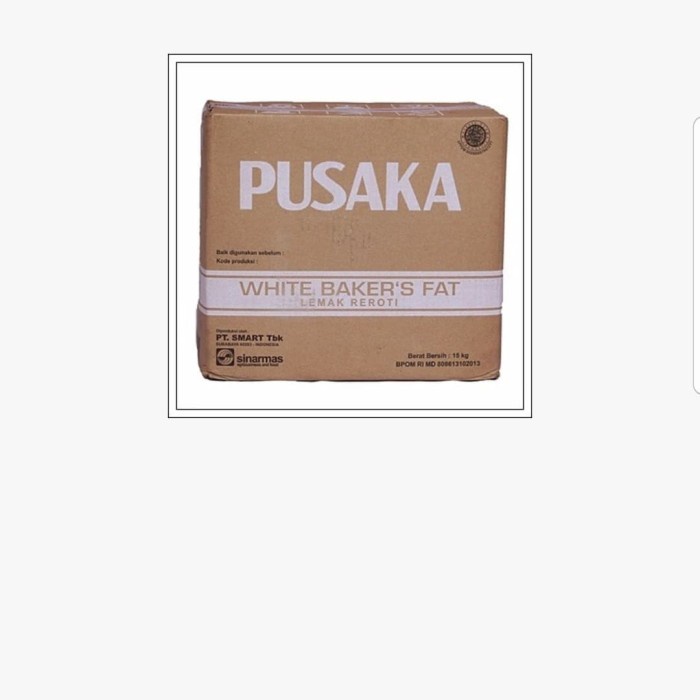 

Da2011Ca Mentega Putih Pusaka/Margarin Putih Pusaka 500 Gr Xa201As