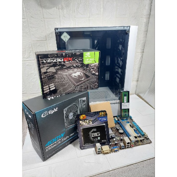 Cpu Rakitan Core i5 3470 / Mobo Asus / Ram 4Gb / Ssd 256Gb / Vga Gt730 4Gb / Psu 400watt Enlight / Case New Arasaka