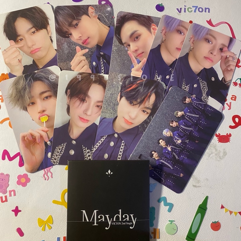 VICTON ONTACT PHOTOCARD PC SET SEUNGWOO SEJUN BYUNGCHAN SUBIN HANSE CHAN SEUNGSIK