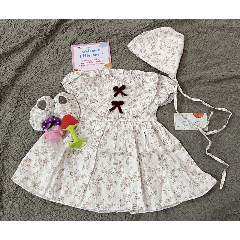 (FREE GODIEBAG) Hampers dress bayi perempuan | Gift Set Baby | Hampers baby girl | Hampers bayi cewe | Kado bayi perempuan | hampers dress