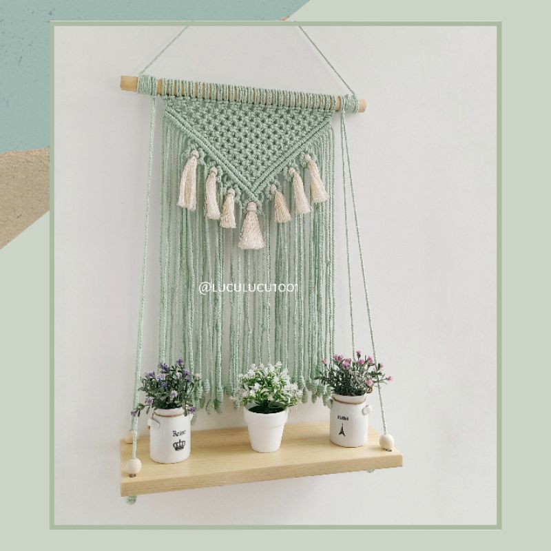 Hiasan Dinding Macrame