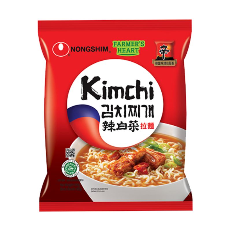 

NONGSHIM Kimchi Ramyun Noodle Soup 120gr - NONGSHIM Mi Kuah Rasa Kimchi Korea