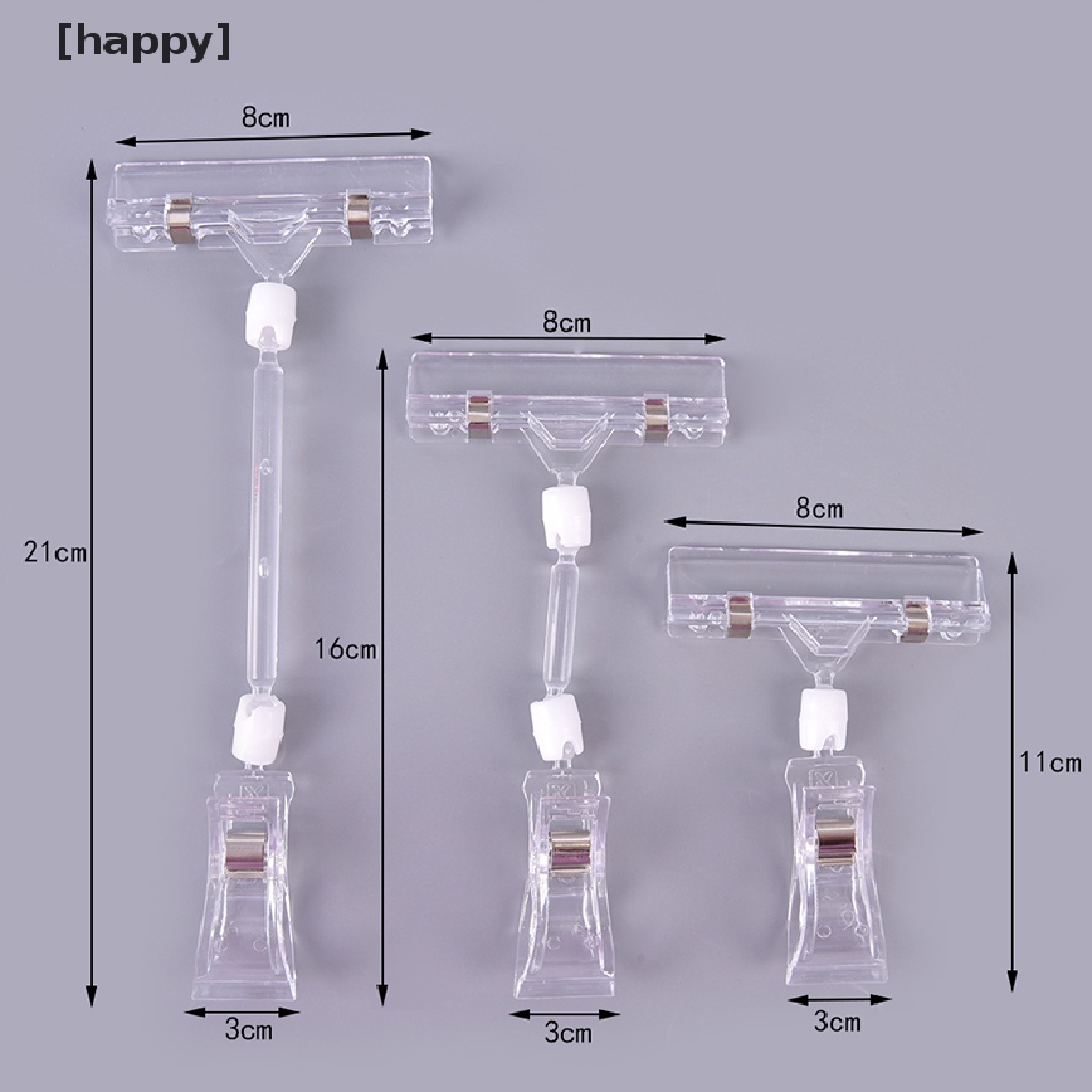 Ha Klip Label Harga Bahan Plastik Untuk Display Toko