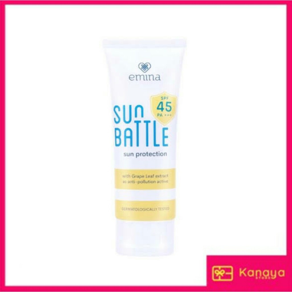 (BISA COD) Emina Sun Battle SPF 45 PA+++