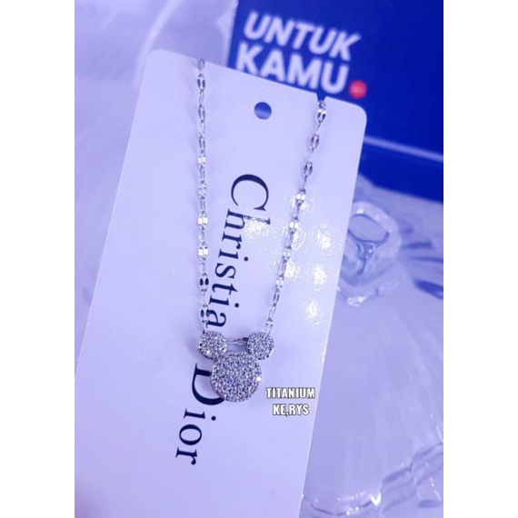 Kalung titanium asli,tidak luntur ,aman dipake mandi,sehari hari dan aman untuk yg alergi xuping