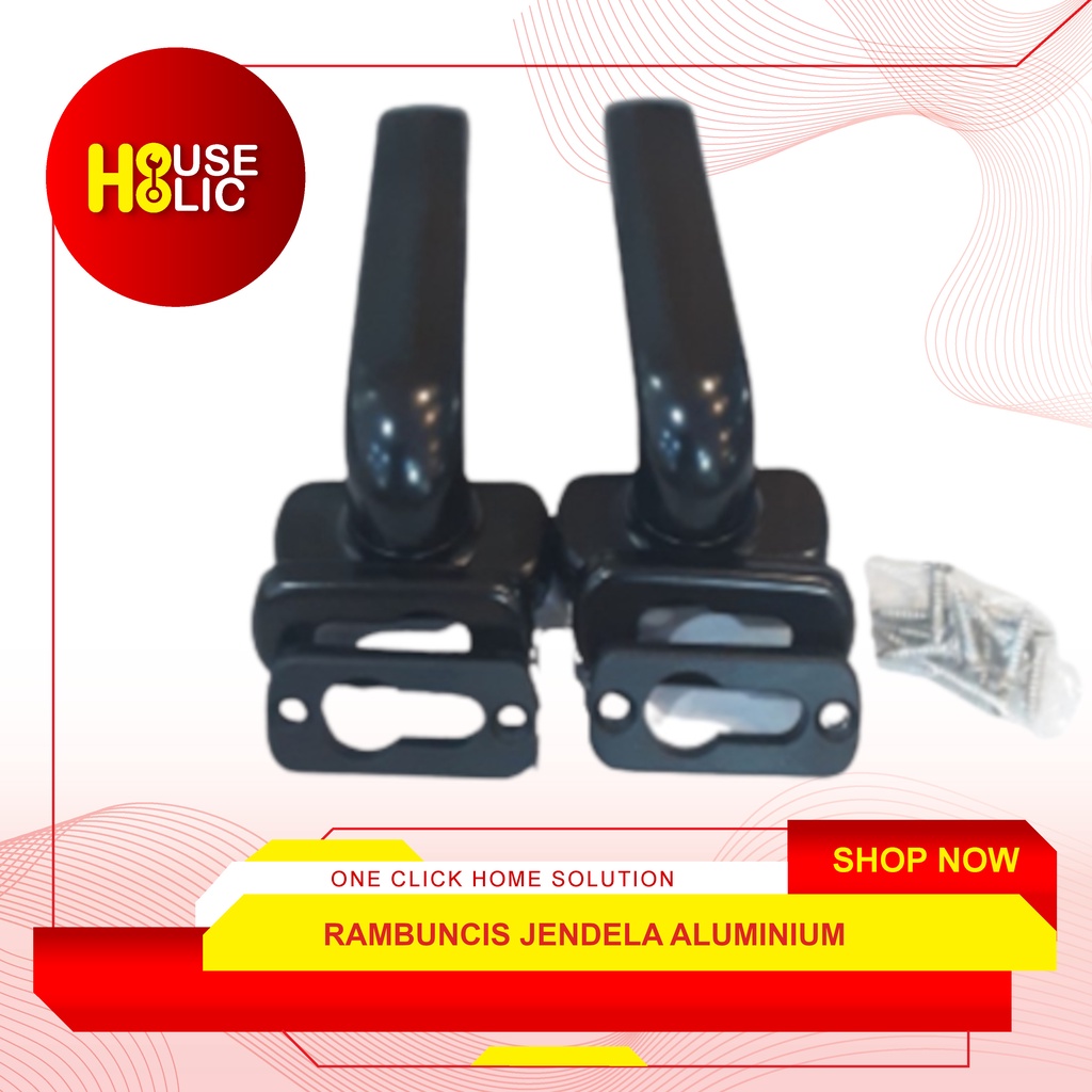 Gagang Jendela / Window Handle / Rambuncis Pegangan Jendela Aluminium