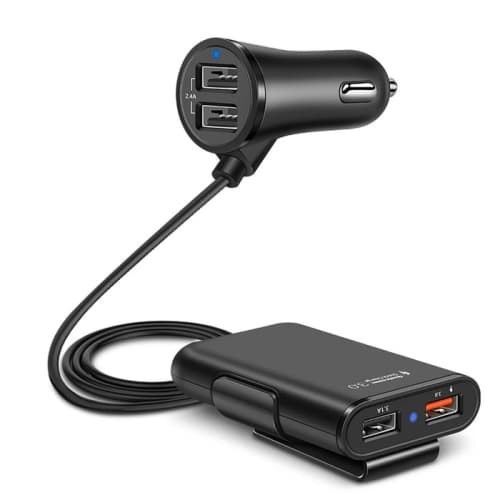 Car Charger Mobil 4 Port Quick Charge / Fast Charging Qualcomm 3.0