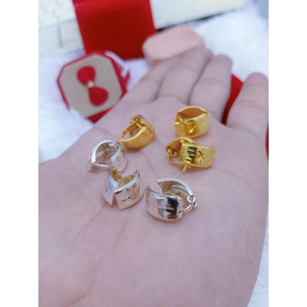 ANTING JEPIT BESAR PERAK 925 LAPIS MAS