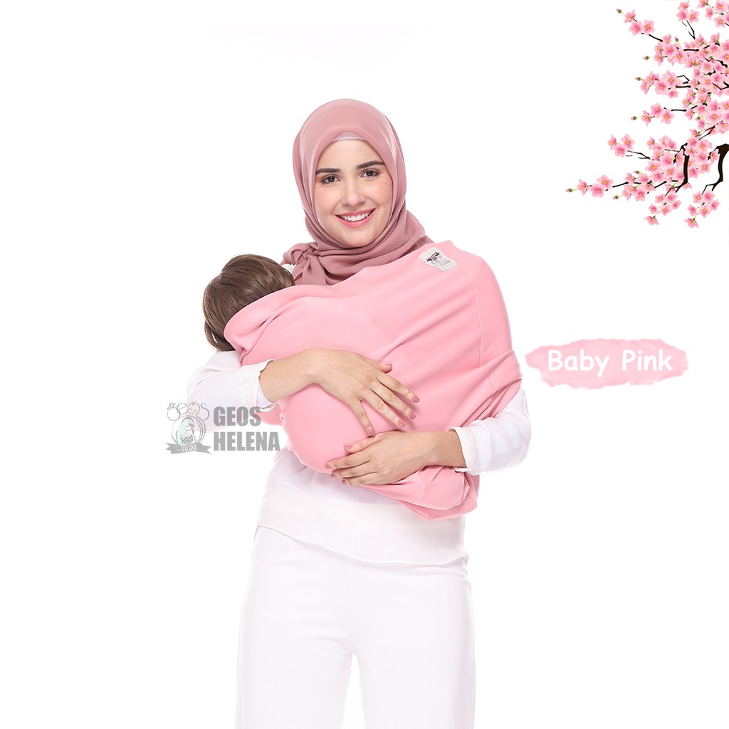 GEOS HELENA BEST SELLER!! GENDONGAN KAOS - BABY PINK