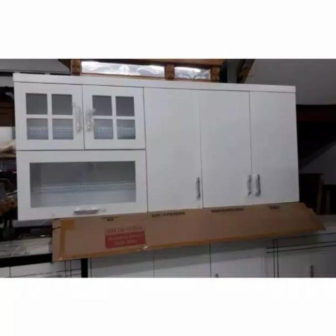 Rak Piring Lemari Gantung Dapur Kitchen Set Serbaguna Warna Putih 2443 Junikaasristore7
