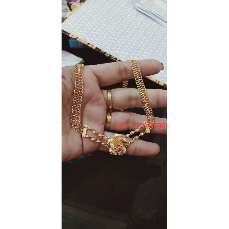 Kalung 25 gr Mas LM London 24k 99,9% Lumiana Siregar Emas Toba