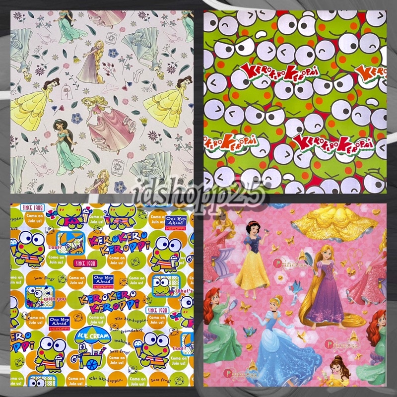 

KERTAS KADO SANSAN WAWA DOFF ISI 1 LEMBAR KEROPI PRINCES FANCY PAPER SANWA