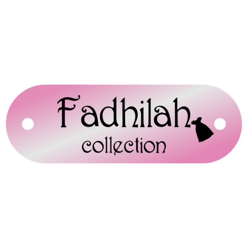 

label akrilik Fadhilah Collection 150 pcs rosegold