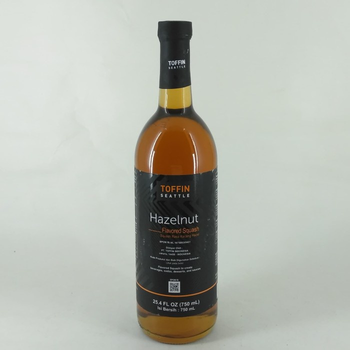 

Toffin Hazelnut Syrup - Sirup Rasa Hazelnut - 750 ml