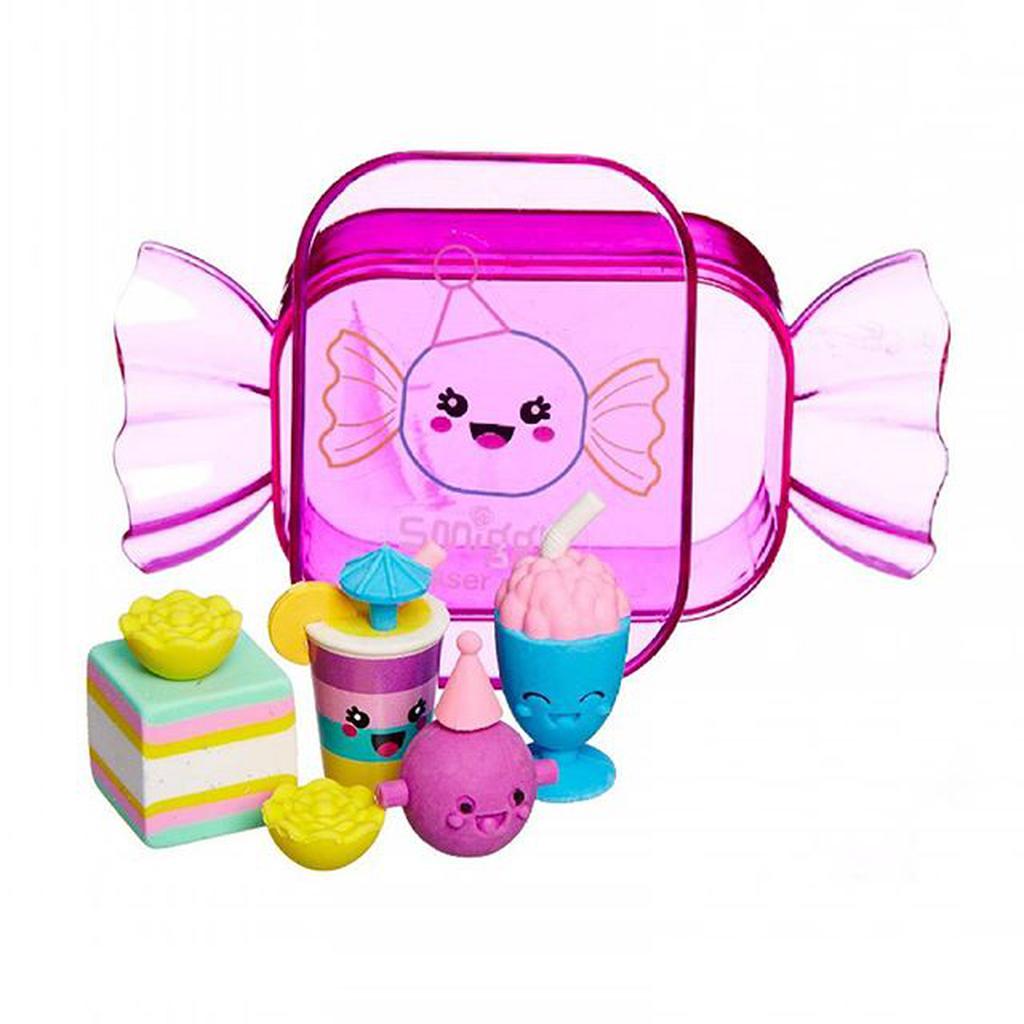 

Smiggle Party Eraser Tub Pink