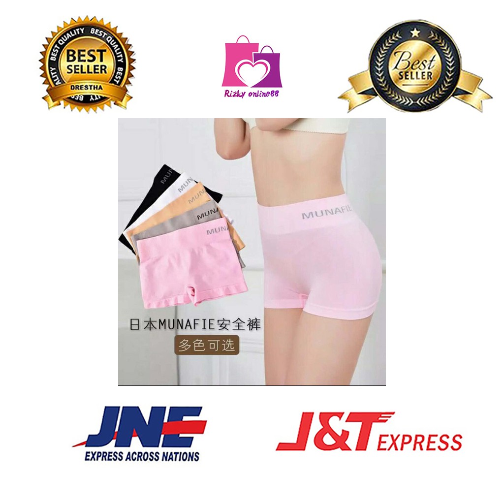 Rizkyonline88 celana dalam pinggang rendah / low waist underpants wanita munafie CD13