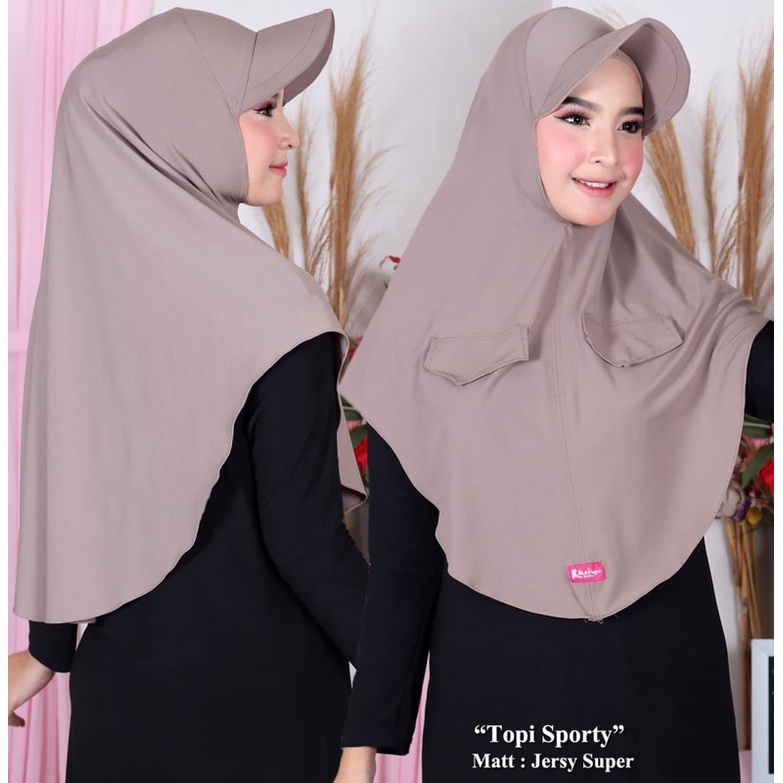 BERGO TOPI ORI WAHYU HIJAB TOPI M PASHMINA INSTAN KHIMAR ZEMA PET TALI PLISKET LIDI KRIWIL JERSEY OR