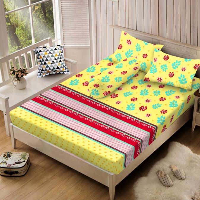 Golden Eterna Katun CVC Sprei Tinggi 30 - Spring Love
