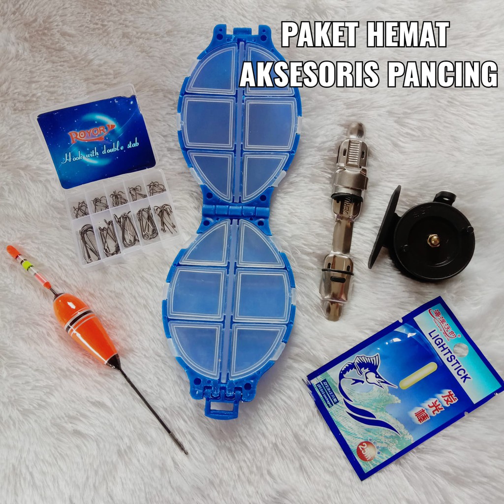 Paket Hemat 6 in 1 Aksesoris Pancing