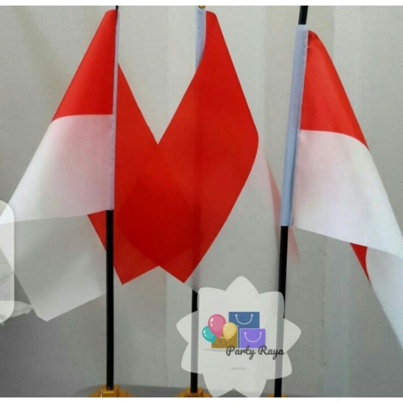 BENDERA KECIL MEJA BENDERA MERAH PUTIH STOK TERBATAS