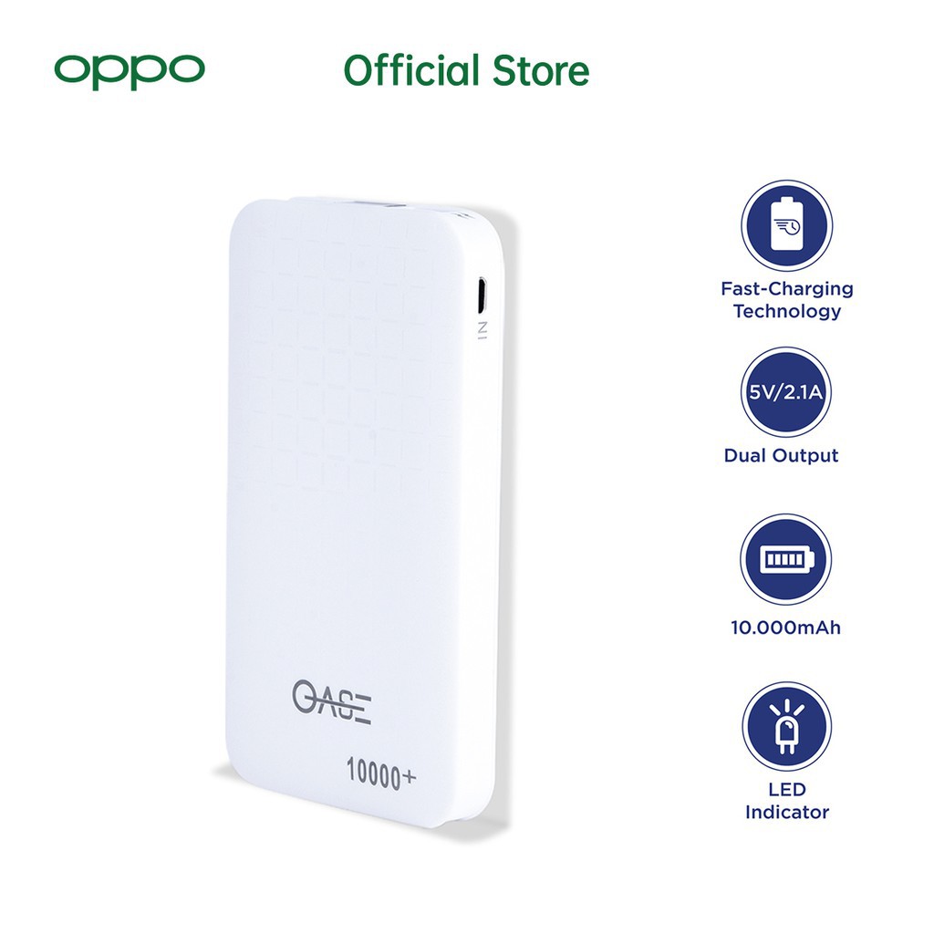 [SHOPEE10RB] OPPO Official Powerbank 10000 mAh MD-A07 Portable and Small