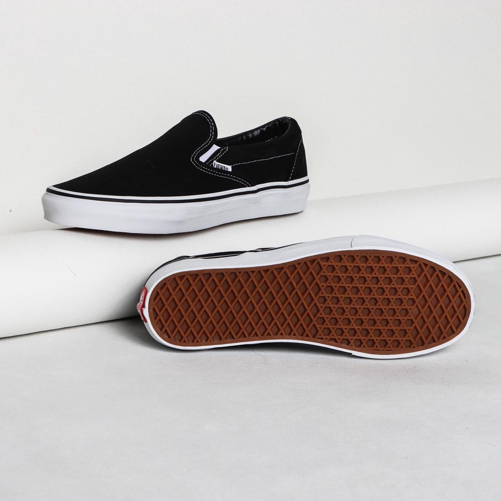 Vans Slip On Classic Black White Global Original