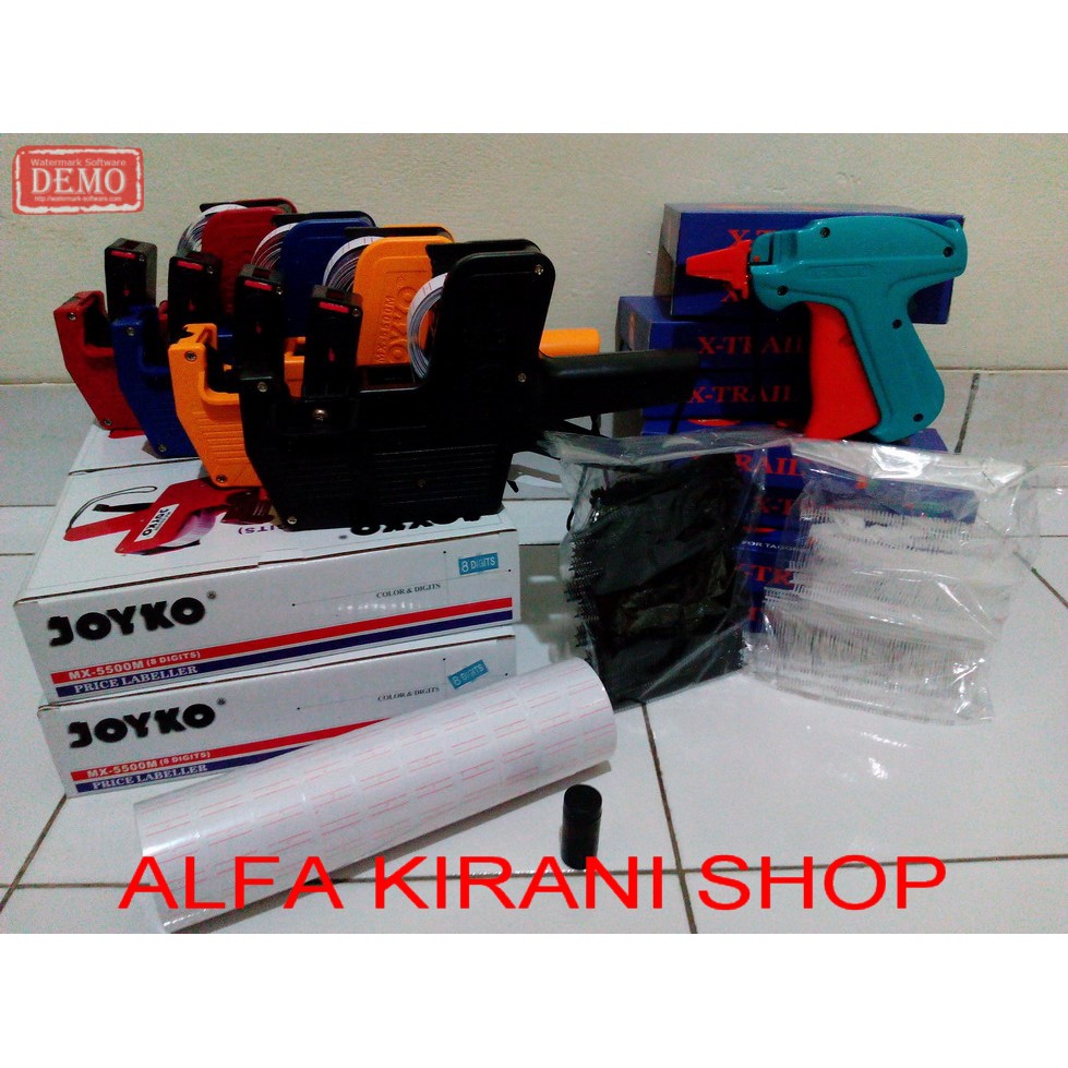 

PAKET 2 ALAT --> Tag Gun (+ isi 1000x tembak) & Price Labeller 1 baris (alat tembak harga)