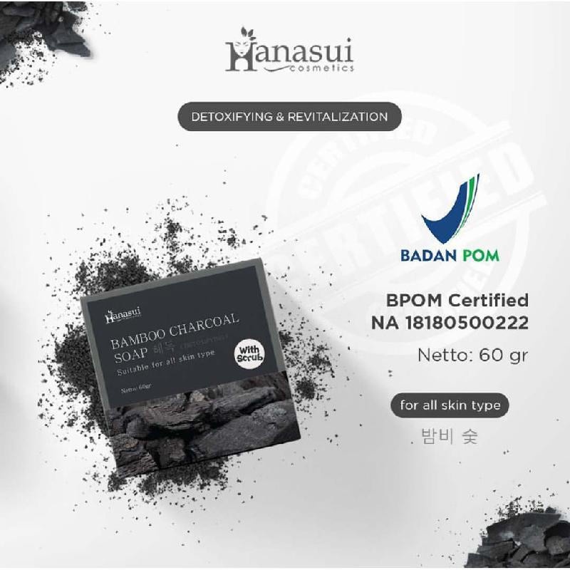 ❤ PAMELA ❤ Hanasui sabun Bamboo / Sabun Hanasui Bamboo / Bamboo Charcoal Soap / Sabun Arang Hanasui / Sabun