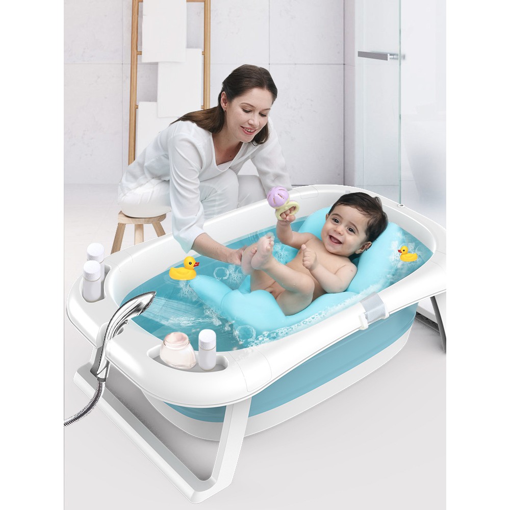 Metromart Baby BathTub Portable Bak Mandi Bayi Shopee 