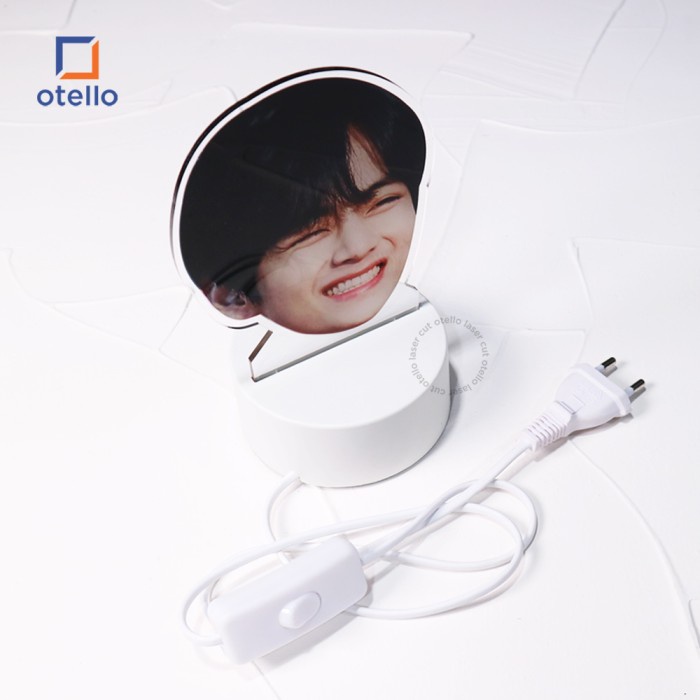 Otello - Acrylic Night Lamp BTS Member Face | Lampu Tidur LED Hias Akrilik Kpop