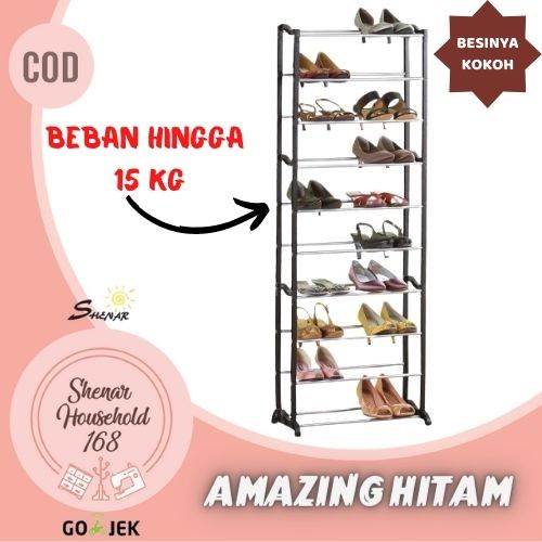 SHENAR RAK SEPATU / RAK SUSUN / RAK HIJAB / RAK SERBAGUNA / RAK MULTIFUNGSI / RAK AMAZING SHOE RACK